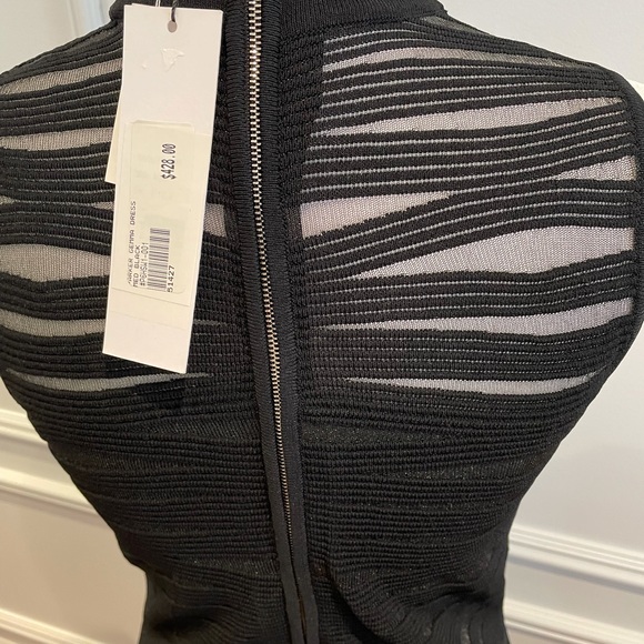 Parker Shadow Stripes ribbed knit body con dress - Picture 10 of 13